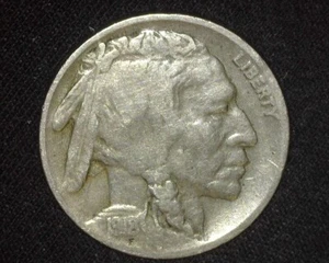 1918-D INDIAN HEAD BUFFALO NICKEL 5 CENTS VG-FINE ~A7 - Picture 1 of 2