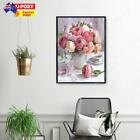 New 11Ct Cross Stitch Kit Rose Vase Printed Embroidery Diy Art Sets (Szx06)