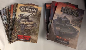 Lot of 12 Flames of War Books Operations Guides WWII Cobra Eastern Front - Picture 1 of 14