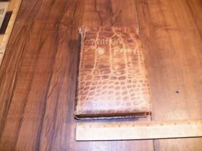Vintage THE POETICAL WORKS OF JOHN MILTON - Alligator Leather Cover - Image 1 of 4