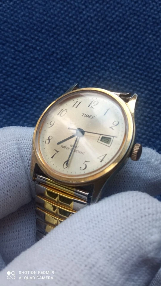 Vintage Watch TIMEX Mechanical 1970's   Wrist watch Gold tone - image 1 of 4
