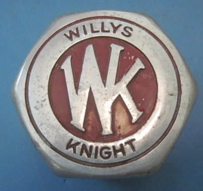 NOS 1920s Willys Knight Screw on Hubcap Aluminum Threaded Grease Cover  1928? - Image 1 of 3