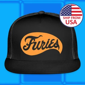 Gorra de camionero ajustable negra de película retro Furias de béisbol The Warriors talla adulto - Imagen 1 de 3