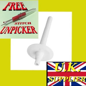 SEWING MACHINE SPOOL PIN/THREAD HOLDER   + FREE UNPICKER - Picture 1 of 2