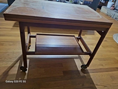 Danish Teak Bar Cart by Kurt Østervig forJason, 1960s Cover