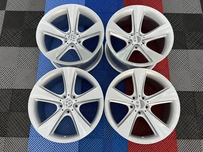 19" 128 STYLE ALLOY WHEELS 10” REARS BMW E60 E61 E63 E64 5 6 SERIES BIG CONCAVE - Image 1 of 4