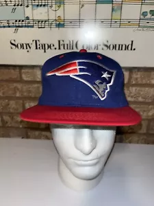 NWOT New England Patriots Sports Specialties BIG LOGO AFC VTG Snapback Hat - Picture 1 of 7