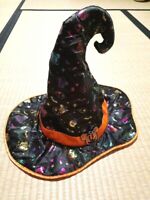 Tokyo Disney Halloween Ghost pumpkin Mickey Triangle witch Hat Cap Headband