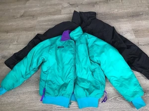 Vintage 90s Columbia Jacket Mens Medium Multicolor 3-In-1 Snow Ski Coat Down - Picture 1 of 11