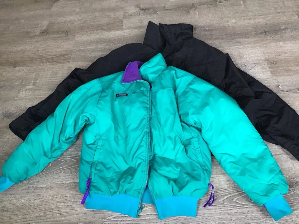 Vintage 90s Columbia Jacket Mens Medium Multicolor 3-In-1 Snow Ski Coat Down - Image 1 of 4