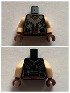 LEGO Black Torso Female Armor Mighty Thor 973pb4684c01 sh0815 Set 76207 76208 - Picture 1 of 1