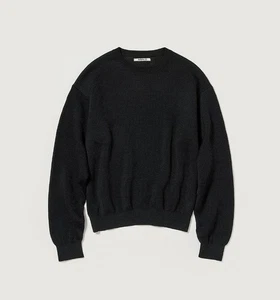 Maglione maglia AURALEE 25SS filo piatto costine uomo taglia 3 usato ottimo - Foto 1 di 4