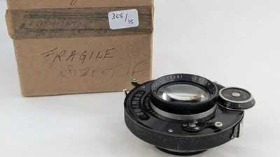 Objectif  H. Roussel  Stylor 4.5/135mm avec obturateur Compur fonctionnel en M39 - Photo 1/4