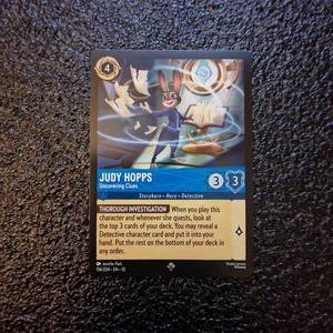 Judy Hopps Descubriendo Pistas - 156/204 - Súper Raro - Disney Lorcana - Imagen 1 de 2