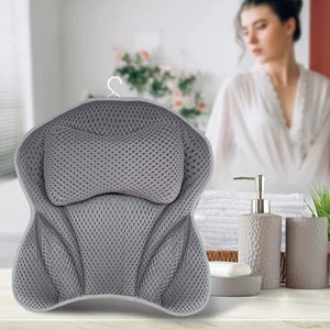 Mesh Badewannenkissen Badewanne Nackenkissen Badezimmer Rückenkissen Badekissen - Bild 1 von 17