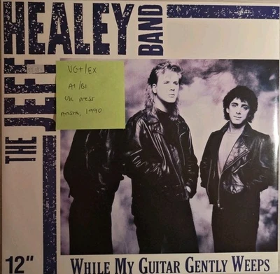 The Jeff Healey Band My Guitar Gently Weeps Vinyl Record VG+/EX 613 622 1990 - Image 1 of 2