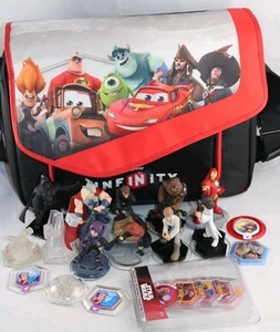 PDP Disney Infinity Bolsa Mensajero Lote con 9 Figuras, 8 Discos de Potencia, 3 Cristales - Imagen 1 de 20