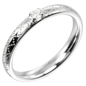 GUCCI #4,25 Diamanttissima Ring K18WG Weißgold Diamant 2,4g I220724085 gebraucht - Bild 1 von 10