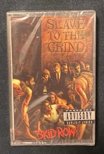 Factory Sealed Skid Row Slave To The Grind Cassette Tape 1991 - Picture 1 of 2