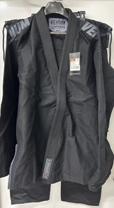 Venum Contender Evo Brazilian Jiu Jitsu Gi SIZE A5 in black bjj - Picture 1 of 8
