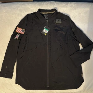 Chaqueta lateral para hombre Nike New York Giants Salute To Service XL negra nueva con etiquetas NFL - Imagen 1 de 9