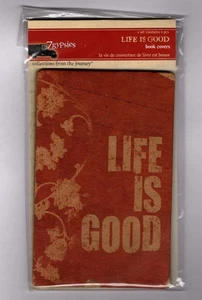 7gypsies LIFE IS GOOD BOOK COVERS (2pcs) scrapbooks journals crafts mixed media - Foto 1 di 3