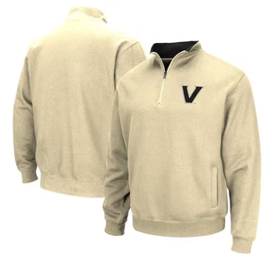 Chaqueta Para Hombre Colosseum Vegas Oro Vanderbilt Commodores Tortugas Cuarto Cremallera - Imagen 1 de 3