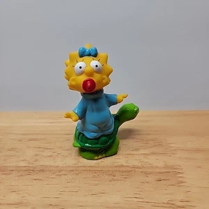 1990 Burger King Kids Meal The Simpsons Go Camping Maggie On Turtle Figur  - Bild 1 von 9