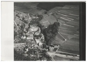 ZZ-1644/Fuente bajo foto imagen aérea 18 x 13 cm aprox.1938 - Imagen 1 de 2
