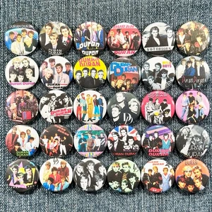 Duran Duran 1" Pinback Buttons 80s New Wave Pop Rock Retro Music Band 30 Pin Set - Picture 1 of 8