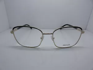 NEU Auth. PRADA VPR 64M AAV-1O1 Schwarz/Gold Brille 53mm - Bild 1 von 4