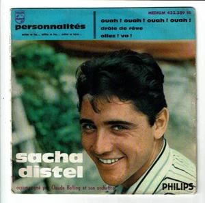 Sacha DISTEL Vinyle 45T EP 7" PERSONNALITES - OUAH ! OUAH ! ... -PHILIPS 432389 - Picture 1 of 3