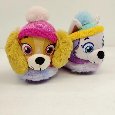 Acogedoras pantuflas Paw Patrol niñas niños pequeños talla 5-6 púrpura rosa Skye Everest Foto 1 de 4