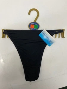 Pack de 4 tangas de diamantes de imitación negros para dama 8-10 - Imagen 1 de 2