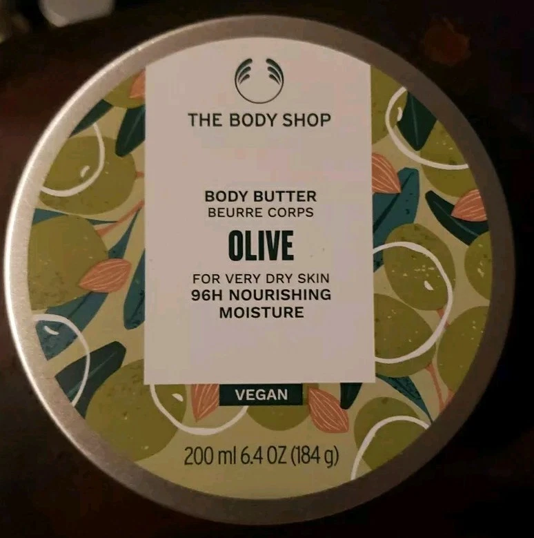 The Body Shop Body Butter OLIVE 200ml For Very Dry Skin 96 Hour Nourishing  - Image 1 of 1