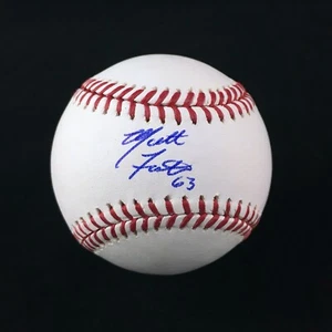 Matt Foster Chicago White Sox Pitcher Rookie Signed Autograph White Baseball COA - Picture 1 of 2