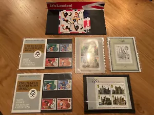 Minature stamp sheets - selection as single lot (inc London Olympics) - Picture 1 of 4
