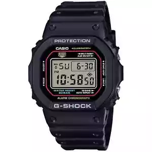 Casio Reloj Hombre G-Shock Cronógrafo Gris Esfera Digital Correa Negra DW5600RL-1 - Imagen 1 de 1