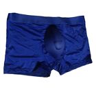 High Quality Men's Ice Silk Boxer Briefs With U Pouch And Seamless Design