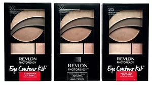 3 Pack Revlon PhotoReady Eye Contour Kit 505 Impressionist - Picture 1 of 4