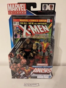 Marvel Universe 3.75: Comic Pack Colossus & Juggernaut. New! Unopened! Free P&P! - Picture 1 of 2