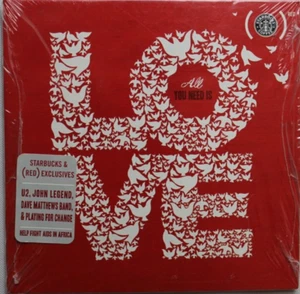 ALL YOU NEED IS LOVE [NEW CD] DIGIPAK STARBUCKS EXCLUSIVE VARIOUS COMPILATION - Picture 1 of 4