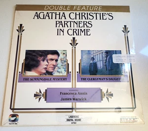 Agatha Christie's Partners in Crime Laserdisc LD Double Feature - NEW SEALED - Picture 1 of 2