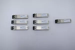 Lot of 7 10GBase-SR SFP+ Transceiver, 10Gb 850nm Multimode LC SFP Module - Picture 1 of 3