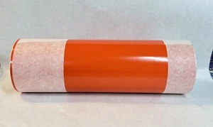 Orange - Stahls - New - Permanent P.S. Sign Vinyl 12"W x 10 yards 30' long - Picture 1 of 2