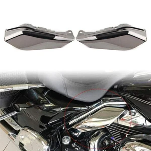 Fit Harley Street Glide 2009 - 16 2PCS Heat Shield Mid-Frame Air Deflector Trim - Foto 1 di 10