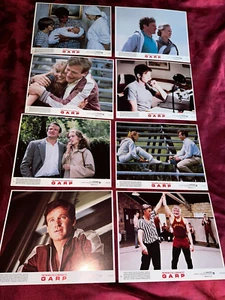 8 CARTE LOBBY IL MONDO SECONDO GARP 1982 Robin Williams 8x10 pollici - Foto 1 di 9