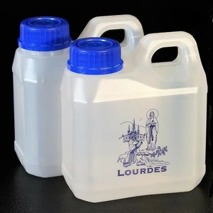 1.5 L (2 x 750 ml) LOURDES WATER, straight from the Holy Source. - Picture 1 of 9