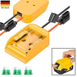Batterieadapter Batterie Adapter Mit Sicherung Für Dewalt 18V/20V Li-Ion Akku - Bild 1 von 12