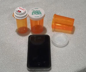 15 Prescription Medicine Plastic Storage Bottles & Lids 20 Dram Size-BRAND NEW - Picture 1 of 2